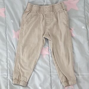 Stylish Beige Kids Jogger Pants